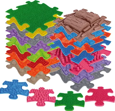 Produktbild von EDUPLAY 110484 Sensorik-Pfad Universal-Set 19-teilig, mehrfarbig (1 Set)