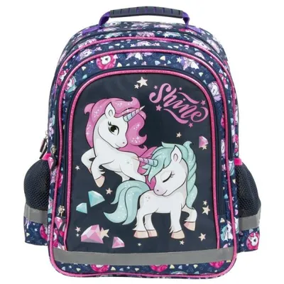 Image de Derform Sac à dos scolaire classe 1-4 Licorne