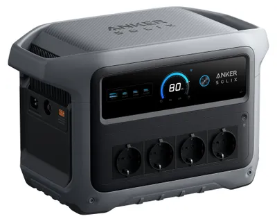 Produktbild von Anker SOLIX C1000 Gen 2 Tragbare Powerstation 1024Wh, 2000W Solargenerator 0% MwSt für PV