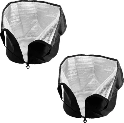 Produktbild von 2er set Pflanzenschutzhülle,Pflanzenschutzsack,Winterschutzhaube für Pflanzen,mit Reißverschluss und Kordelzug,Oxford-Gewebe