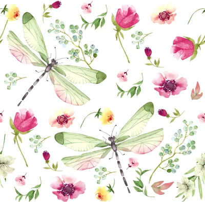 Produktbild von 20 Servietten Summer Field - Libellen an Blumenmeer 33x33cm