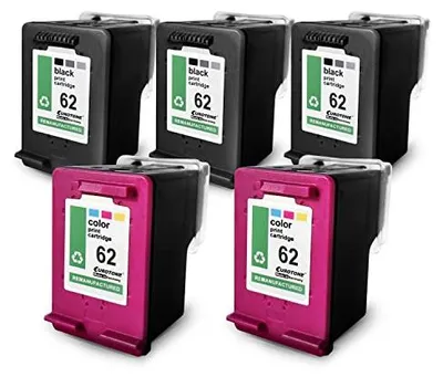 Eurotone 62x Tintenpatrone kompatibel mit HP 62XL + 65XL – Produktansicht 1