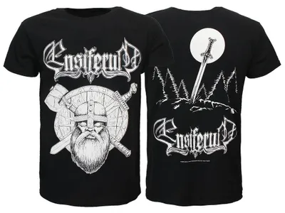 Produktbild von Ensiferum Schwert und Axt Wikinger T-Shirt - XXL