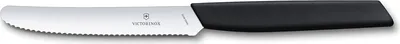 Produktbild von Victorinox Swiss Modern Tafelmesser, Tischmesser, Einteilige Konstruktion, 11 cm, Edelstahl, Edelstahl, Schwarz