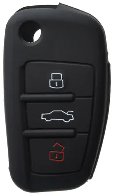 Produktbild von Schlüsselhülle Audi - Audi Schlüssel Cover - Silikon Schlüsselhülle - Schlüssel Schutz