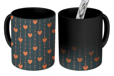 Obrázok produktu pre MuchoWow® Magický pohár Valentínsky darček pre ňu - Láska - Valentín 350 ml Pohár na zmenu farby Darček Nápad na darček - Foto hrnček