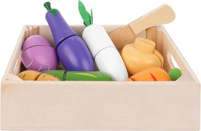 Obrázok produktu pre ISO 11207 Drevená zelenina a ovocie 9 ks