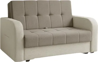Obrázek produktu pro Pohovka 136x85x100 cm – Béžová – Rozkládací s úložným prostorem – Automatický mechanismus rozkládání – Dvoubarevná