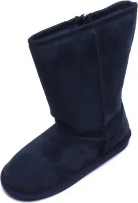 Produktbild von Kinder-Winterstiefel Blau warm gefüttert mit Reißverschluss rutschfest