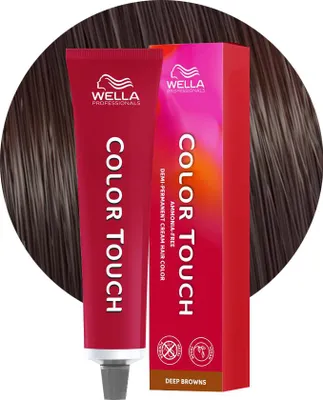 Produktbild von Wella Color Touch Deep Browns 4/77 Intensives Mittelsandbraun 60ml