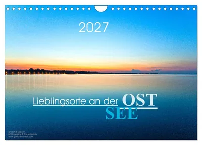Produktbild von Lieblingsorte an der Ostsee (Wandkalender 2027 DIN A4 quer), CALVENDO Monatskalender