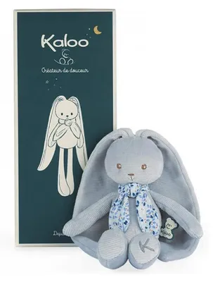 Produktbild von Kaloo Kuscheltier Hase blau - Lapinoo Plüsch Geschenk 25 cm