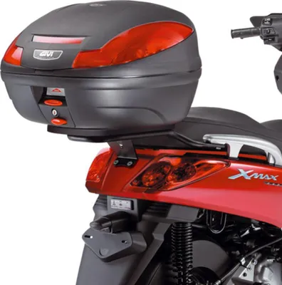 Image de Givi Monolock Mbk Skycruiser 125/yamaha X-max 125-250 Topcase montage arrière noir noir One Size