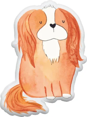 Produktbild von Mr. & Mrs. Panda Tierkissen Hund Cavalier King Charles Spaniel 25 cm - Weiß - Geschenk, Cockerspaniel, Sprüche, Kuscheltier, Spruch, Stofftier, Plüschtier, Formkissen