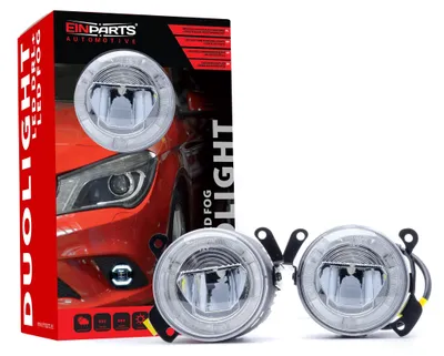 Image de Einparts Phares DRL Duolight 2-en-1 pour VW Skoda DL03 Phares antibrouillard avant à LED