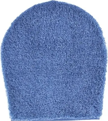 Produktbild von WC-Deckelbezug Grund Melange 47 x 50 cm blau