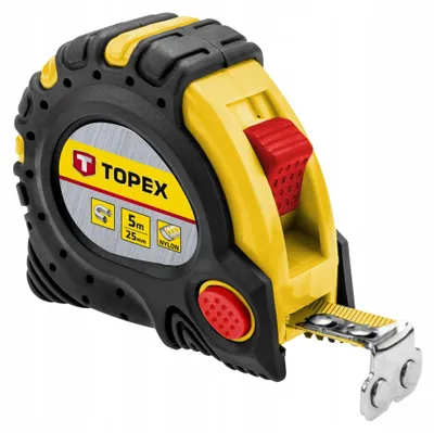 Produktbild von TOPEX Stahlbandmaß 5 m x 25 mm Magnet