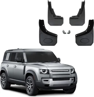 Obrázek produktu pro J&J Automotive | Zástěrky, lapače nečistot pro Land Rover Defender 2020- 4ks