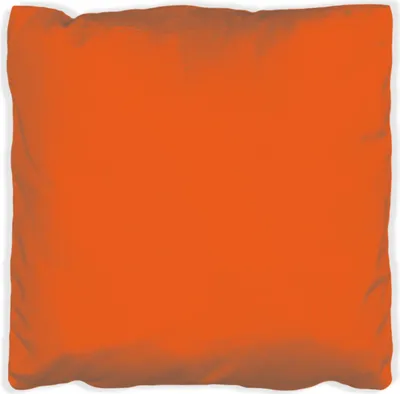 Produktbild von Wallario Premium Kissen, weiche Oberfläche, mit Motiv Orange, Größe: 30 x 30 cm, mit weißer Rückseite