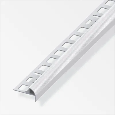 Produktbild von alfer Treppenkantenprofil 2.5 m, 10 x 19.5 x 7.5 mm Alu eloxiert silber