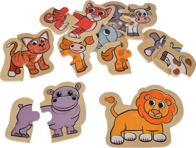 Image de Puzzle d'animaux Eichhorn Houten, 16 pièces