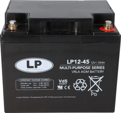 Immagine prodotto di Batteria al piombo Landport 12V 45Ah AGM NSA LP12-45 T6 VDS