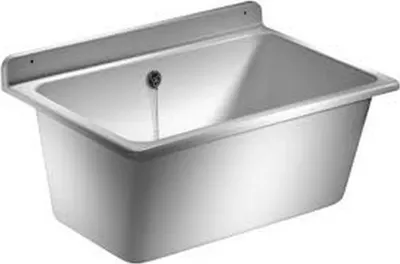 Produktbild von SANIT Waschbecken mit Öberlauf, Waschtrog für Waschküche, Kunststoff, 35 l, weiß