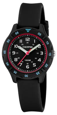 Produktbild von Calypso Jugend Kinder Analog Uhr Fashion Kautschuk Armbanduhr schwarz UK5847/4