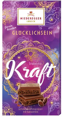 Produktbild von Niederegger Glücklichsein 'Kraft' Marzipan Tafel 110g