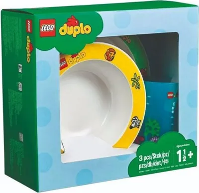 Obrázok produktu pre Detský riad Duplo, sada 3 kusov - LEGO