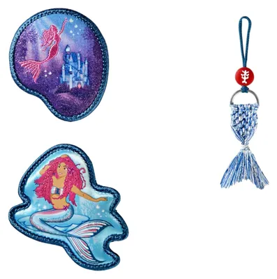 Produktbild von Magic MAGS Meerjungfrau Lola, 3-teilig, mit 2 Magnet-Applikationen und 1 Anhänger, zur Ergänzung für den Schulranzen oder Vorschulrucksack