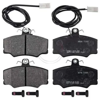 Produktbild von Bremsbelagsatz mit Verschleißsensor 17 mm A.B.S. für u.a. ALFA ROMEO 33