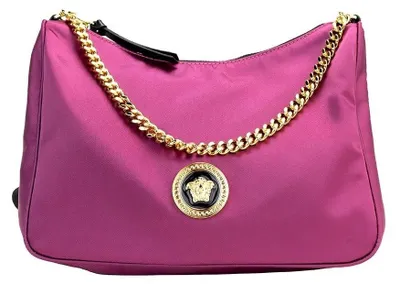 Produktbild von Versace Dahlia Umhängetasche Nylon Medusa goldfarben