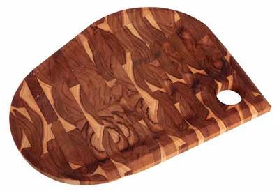 Productafbeelding van Tramontina FOLIUM serveerplank van beuken, serveerbord, thekkplank, teak, 40 x 30 cm, 13586-359