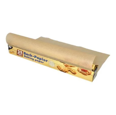 Produktbild von Backpapier 25 m x 38 cm braun in Faltschachtel