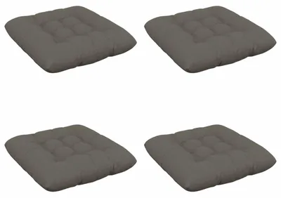 Productafbeelding van Zitkussens VIANEN, 4 stuks, 100% polyester, grijs, 50 x 50 x 12 cm