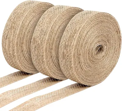 Obrázek produktu pro Jutová stuha, přírodní, 2 cm x 10 m, sada 3 kusů, pro dekorace