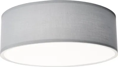 Produktbild von Deckenleuchte EINLICHT ''Fabric'' für 1x E27, Ø30cm, Blaugrau, Stoffschrim