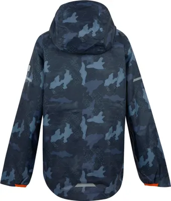 Produktbild von Regatta - "Lever II" Jacke, wasserfest für Kinder RG11847 (164) (Marineblau/Mandarinen-Tango)