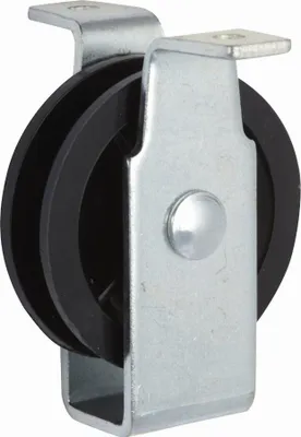 Produktbild von Seilrolle mit schraubbarer Platte Ø40 mm VISO - PPV041NP