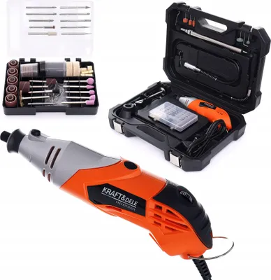 Zdjęcie produktu dla Szlifierka Wielofunkcyjna Kraft&Dele 270 W 230 V Zestaw 126 Elementów