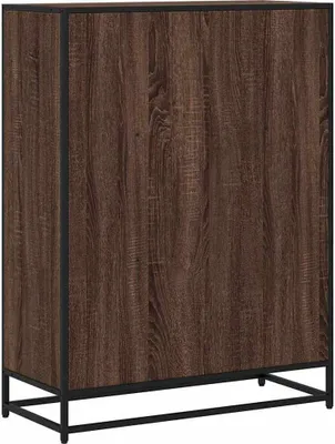 Obrázok produktu pre vidaXL Regál na knihy hnedý dubový vzhľad 80,5x35x107,5 cm materiál na báze dreva