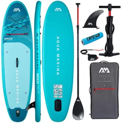 Produktbild von SUP Board Aqua Marina Breeze 9'10" 2026 Silver Tree | mit Paddelboje | leicht & stabil