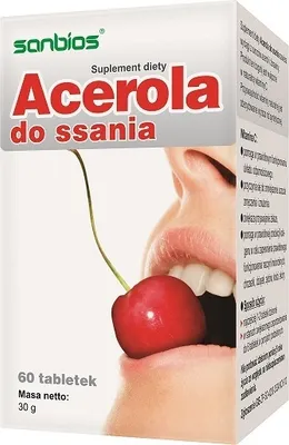 Obrázek produktu pro SANBIOS Acerola pastilka 60 tablet