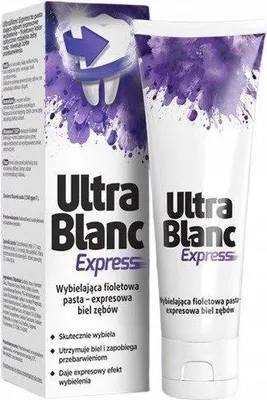 Immagine prodotto di Ultrablanc Express Whitening Violet Dentifricio, 75ml - A lungo termine!