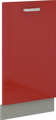 Produktbild von Frontblende Geschirrspüler vollintegriert 45 cm Rot Hochglanz Küche Rose Bianca