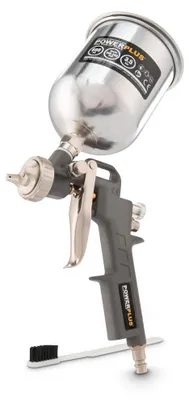 Produktbild von Powerplus Powair0105 226l/min Farbspritzpistole 600ml Silber One Size / EU Plug 220V Silber One Size