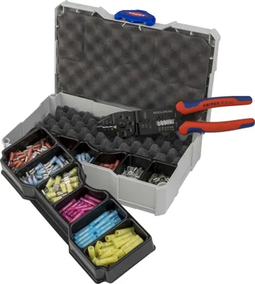 Produktbild von Kabelverbindersortiment 301-tlg.0,5-6 mm² Sortimentskoffer KNIPEX