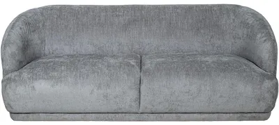 3-Sitzer Stoffsofa Grau, 203x72x93 cm