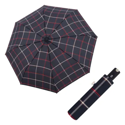 Zdjęcie produktu dla doppler parasol kieszonkowy Carbonsteel Duomatic Magic Karo Blue niebieski wielokolorowy